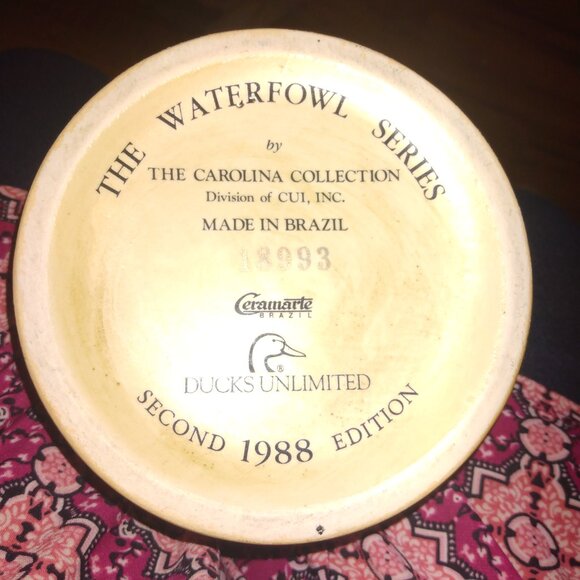 1988 Ducks Unlimited Mallard Beer Stein Second Edition The Waterfowl Series - Picture 3 of 6